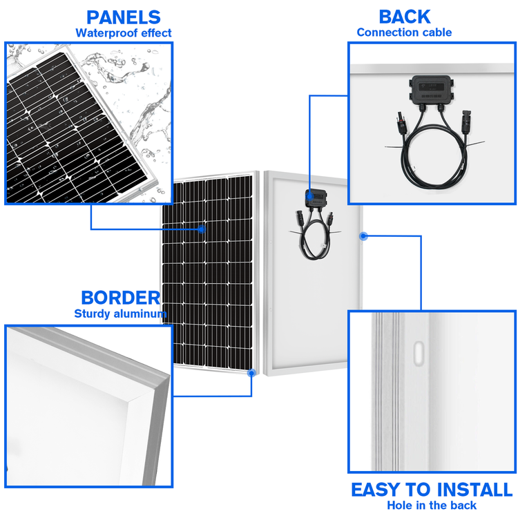 380W 12V Fixed Monocrystalline StarPower Solar Panel