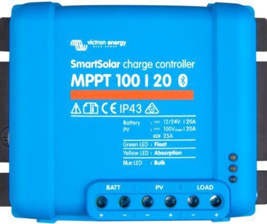 Victron SmartSolar MPPT 100/20 (Up to 48V) with Bluetooth Solar Charge Controller