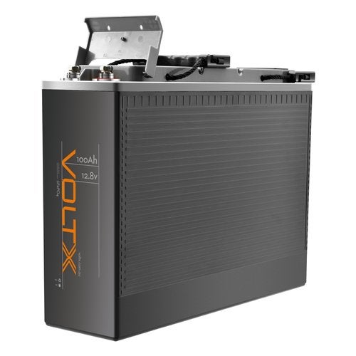 VoltX 12V 100Ah Slim Lithium LiFePO4 Battery Premium Plus - With Built-in BMS
