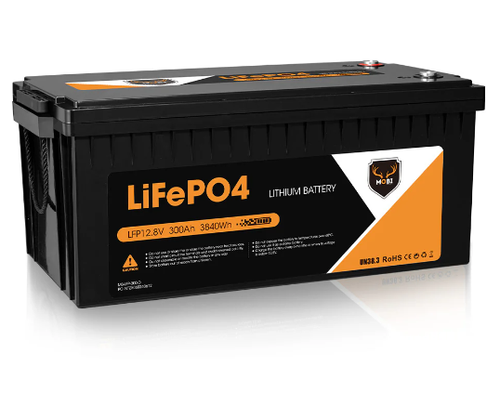 Mobi 12V 300AH Lithium Iron Phosphate Battery LiFePO4 Deep Cycle