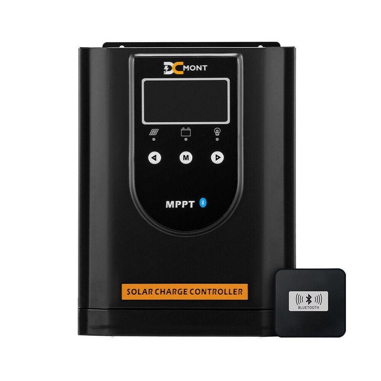DC MONT 100Amp MPPT Solar Charge Controller 12V/24V/36V/48V Battery Regulator with Bluetooth