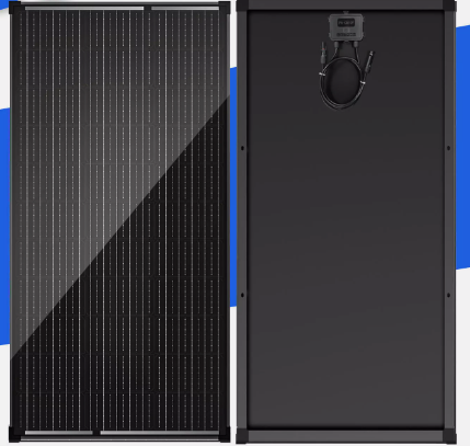 300W 12V Fixed Shingled Solar Panel Caravan Camping RV