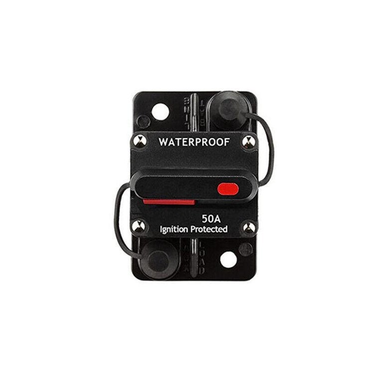 50A AMP Car Circuit Breaker 12V-24V Fuse Reset Waterproof DC Car Boat