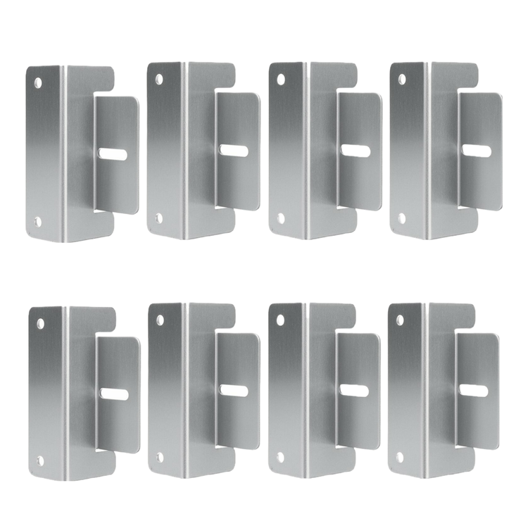 8PCS Aluminum Solar Panel Mounting Z Brackets