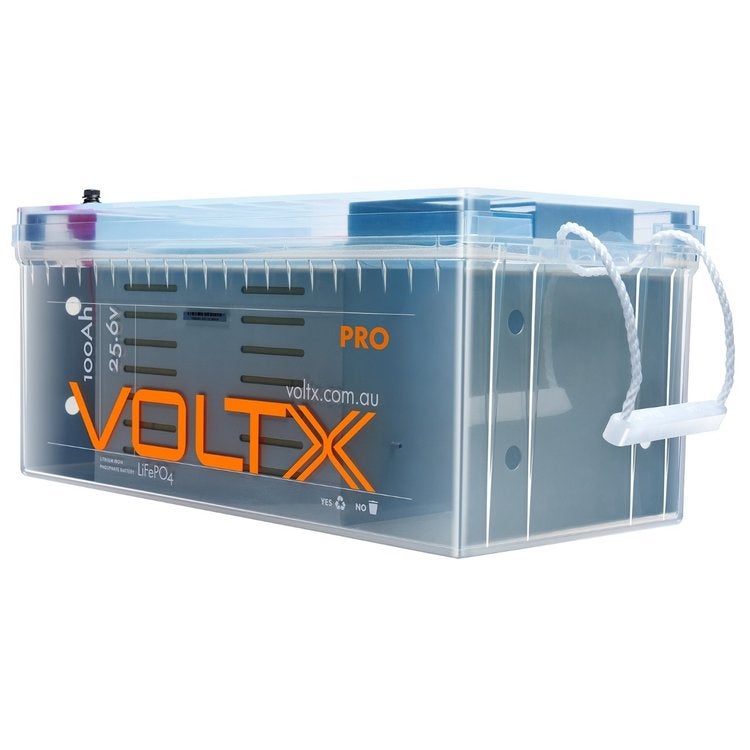 VoltX 24V 100Ah Pro LiFePO4 Deep Cycle Battery