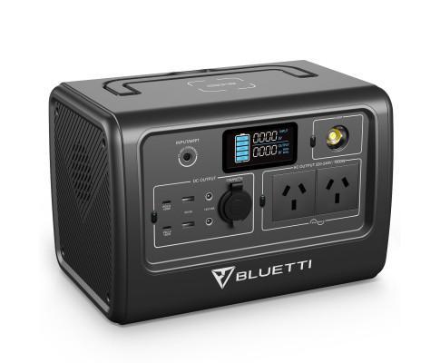 BLUETTI EB70 Portable Power Station 800W 716Wh LiFePo4 Battery with AU plug for Camping Outdoor Home Off-grid Black