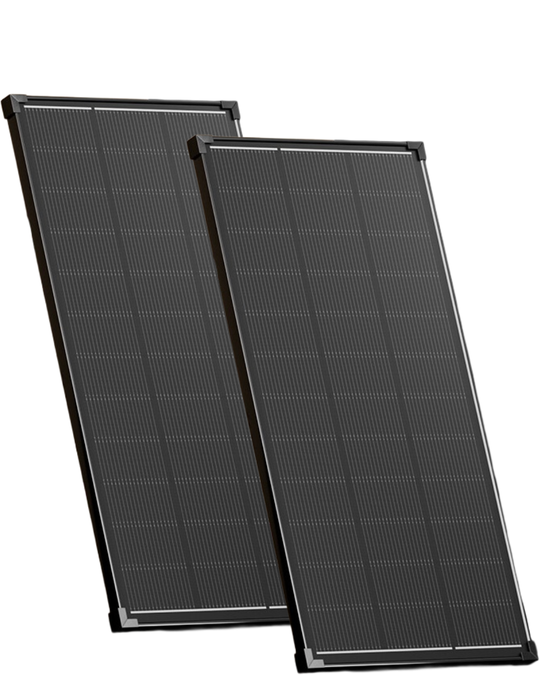 2x 500W 12V Mono Shingled Fixed Solar Panel Camping RV