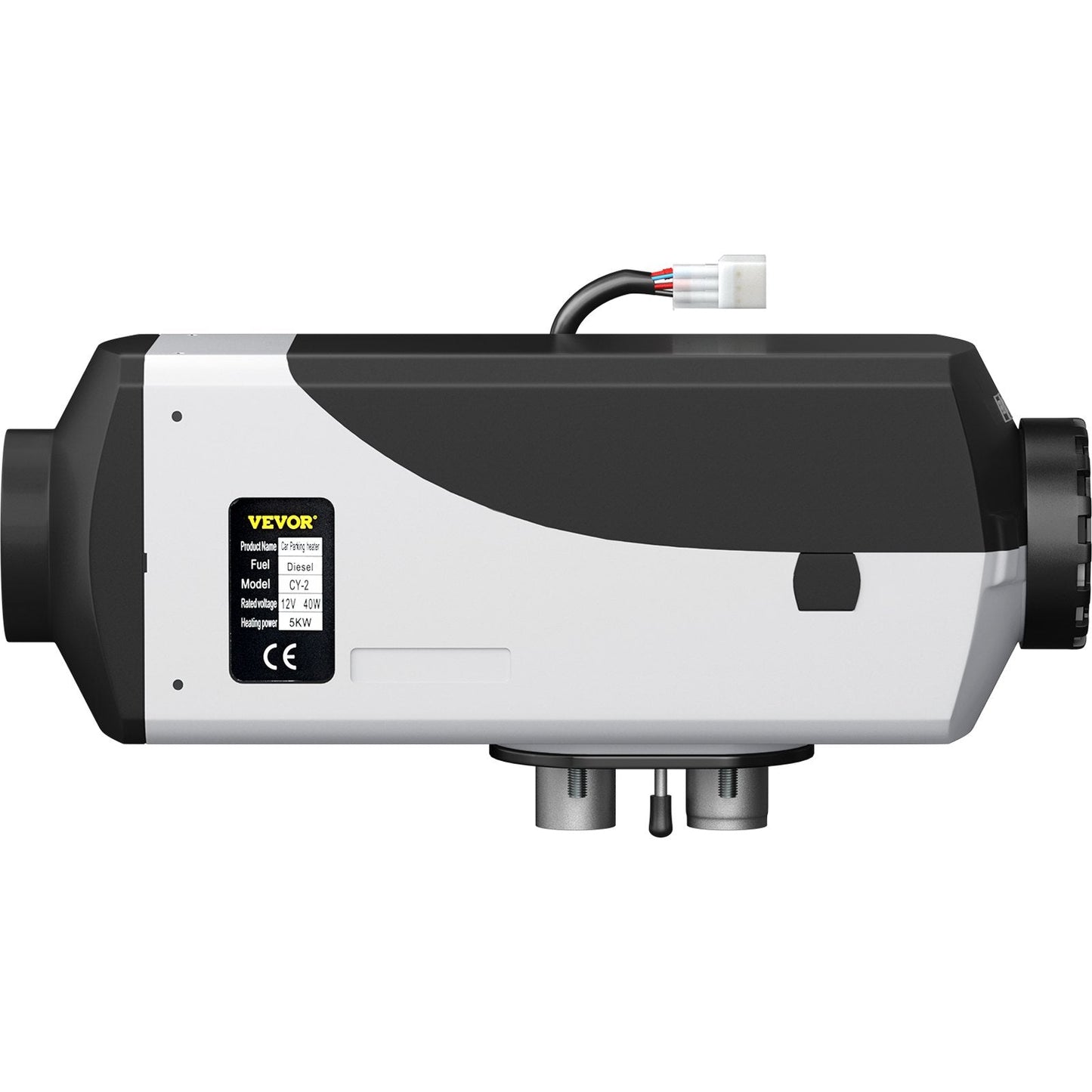 VEVOR 5KW Diesel Air Heater 10L Tank Diesel Heater 12V Diesel Parking Heater Muffler with LCD Thermostat and Remote Control for RV Bus Trailer Motor-home and Boats