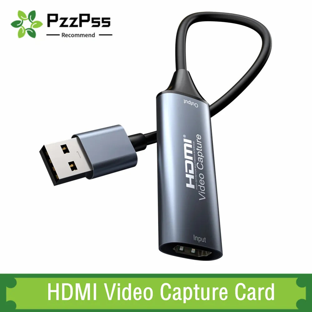 Compact HDMI video capture adapter for computers