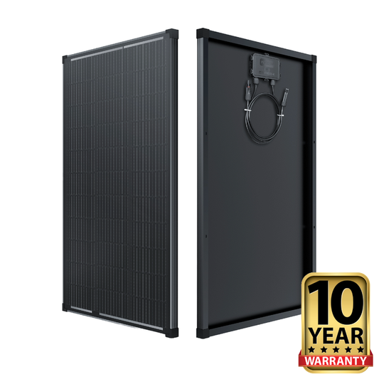 150W 12V Fixed Solar Panel Mono Shingled Portable Home Caravan Camping Power Charging