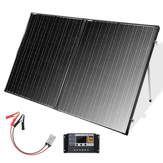 350W 12V Mono Shingled Folding Camping Solar Panel With Regulator