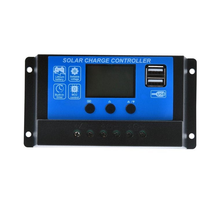 MaxRay Solar Smart Controller 12/24V 20A PWM Solar Charge Controller