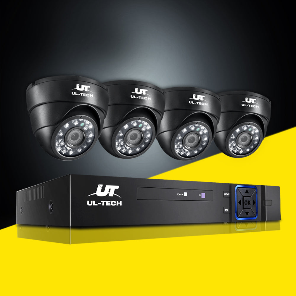 UL-TECH 1080P Security Camera System 4CH DVR with 4 CCTV Dome Cameras - additional product photo