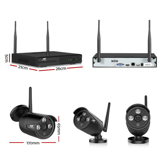 UL-tech Wireless CCTV Security System 8CH NVR 3MP 8 Bullet Cameras - additional product photo