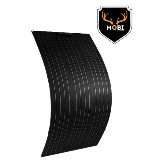 200W Flexible Solar Panel Mono Cells 12V Boat Camping Caravan RV 4WD Black
