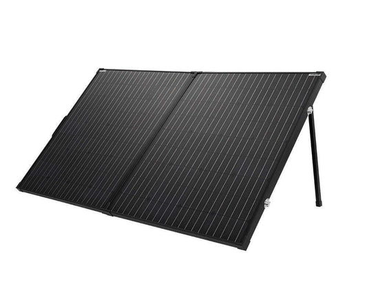 200W 12V Lightweight Folding Solar Panel Kit Caravan 4WD Camping Battery