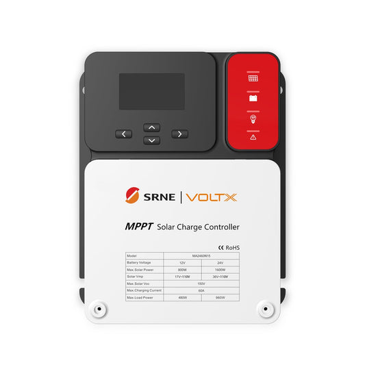 SRNE VOLTX 60A MPPT Solar Charge Controller