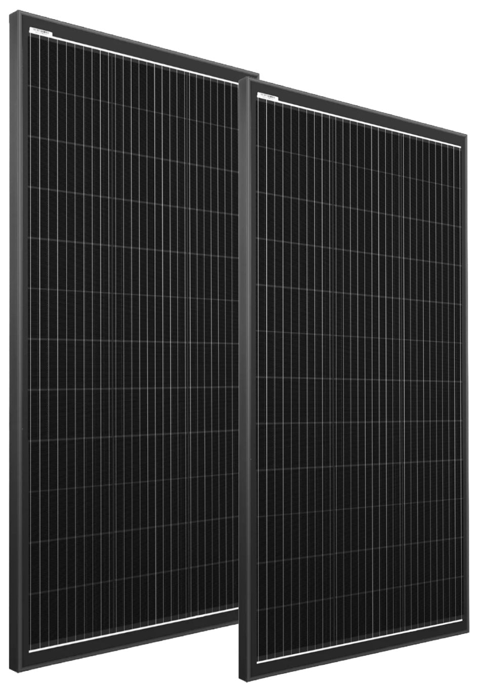 Two 400W Shingled Fixed Solar Panels
