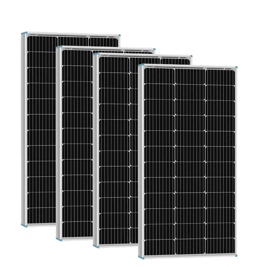 4 × 300W 12V Fixed Monocrystalline Solar Panel Bundle