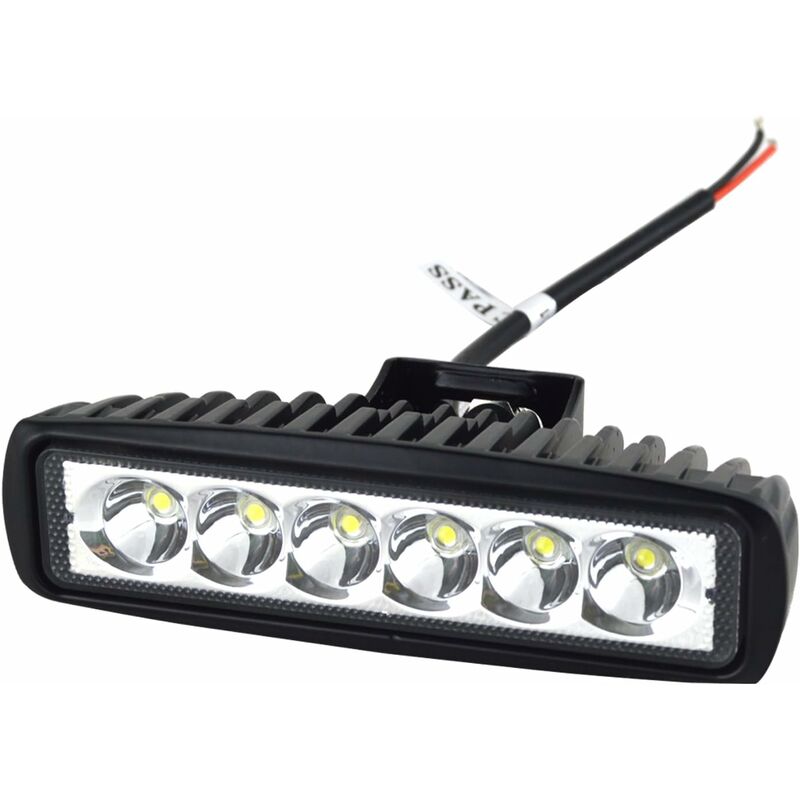 Pair 6-Inch 18W LED Spot Work Lights | 4WD & Truck – product view 2