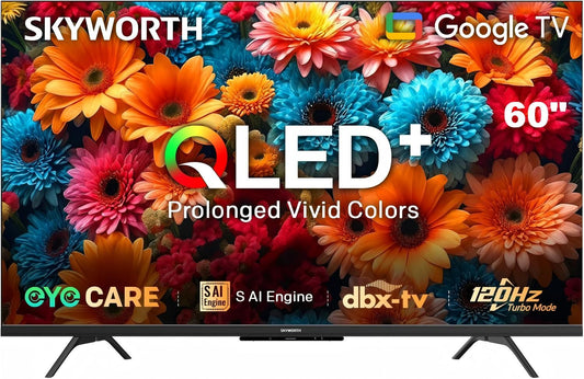 SKYWORTH 60Q6600H 60-Inch QLED+ 4K Google TV – product image