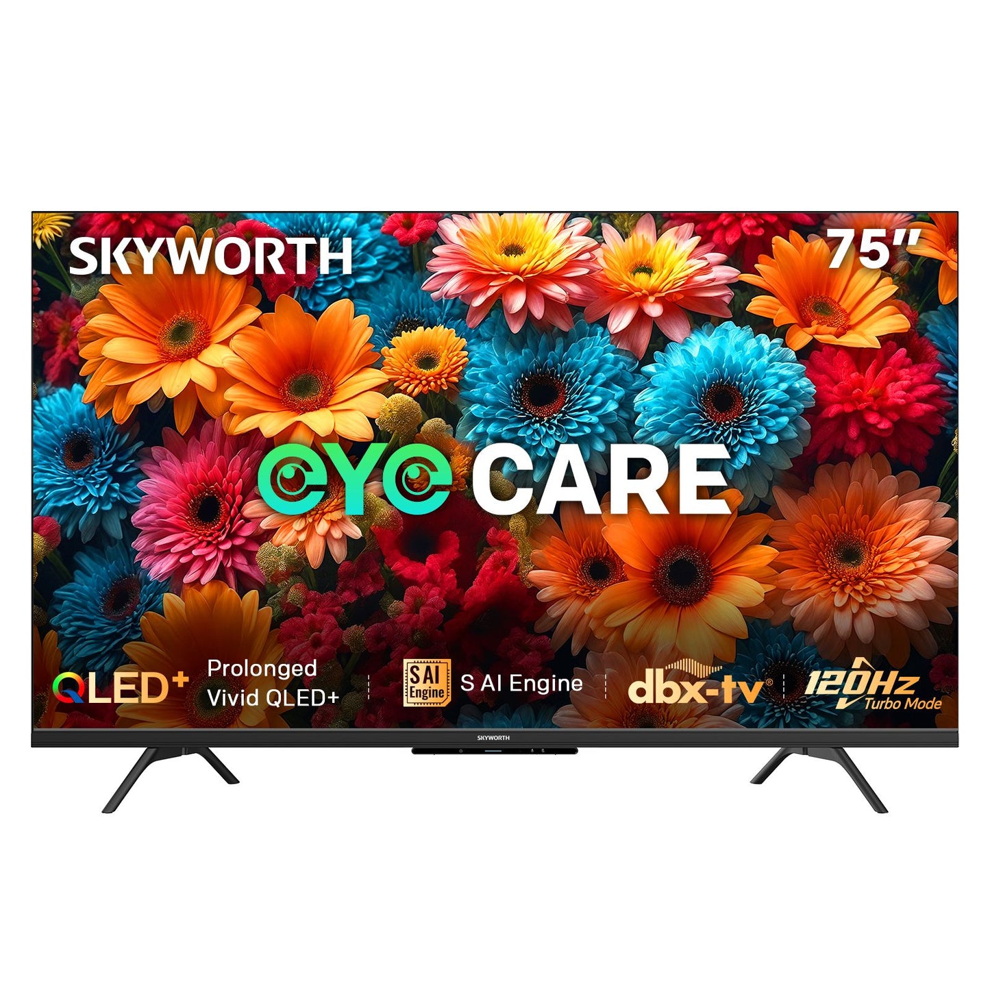 Skyworth 75-inch Q6600H 4K QLED+ Smart Google TV