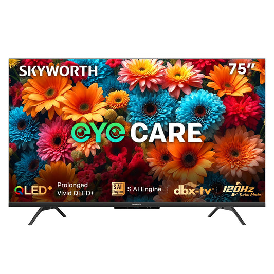 Skyworth 75-inch Q6600H 4K QLED+ Smart Google TV