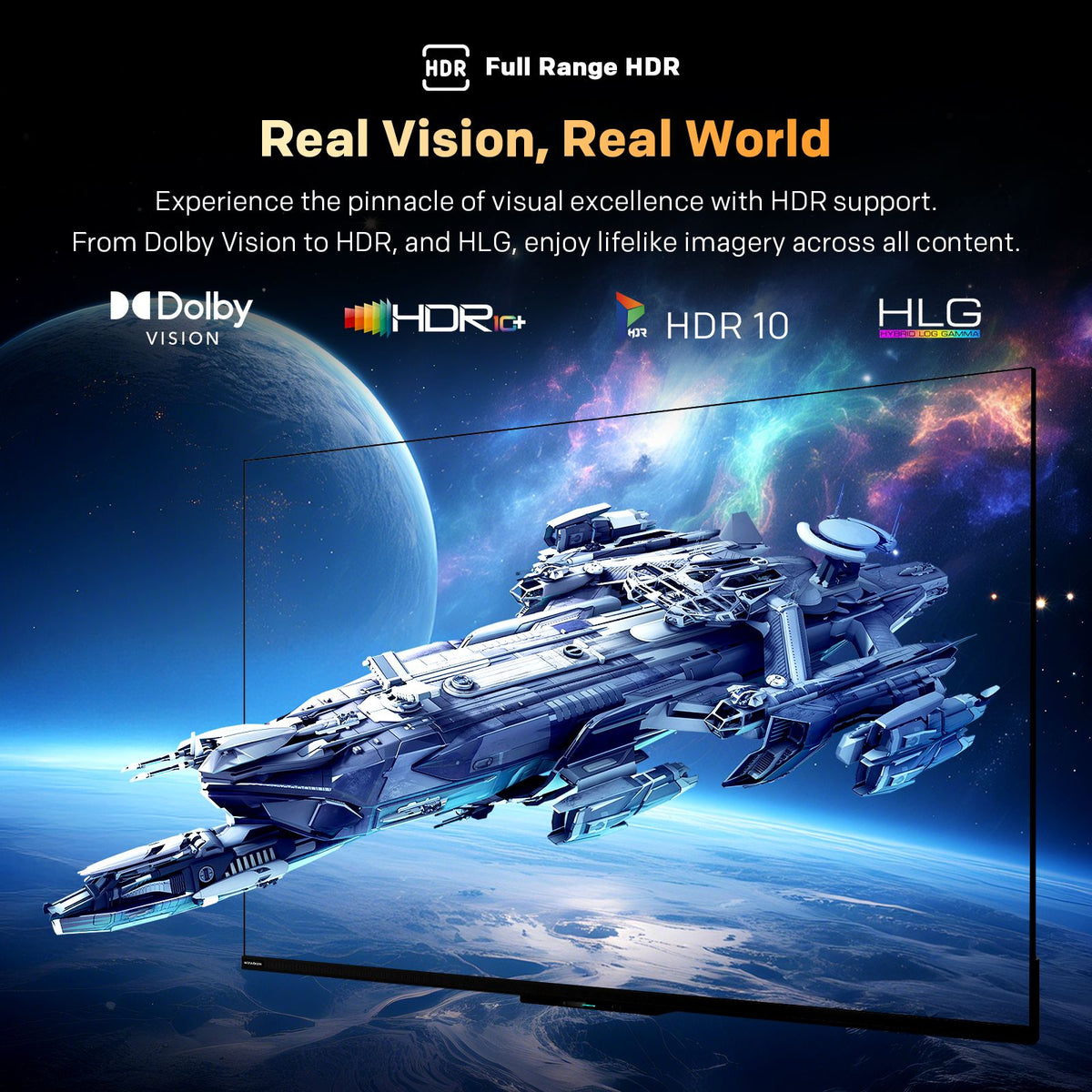SKYWORTH 75X6600H 75-Inch QD-Mini LED 4K Google TV – product view 8