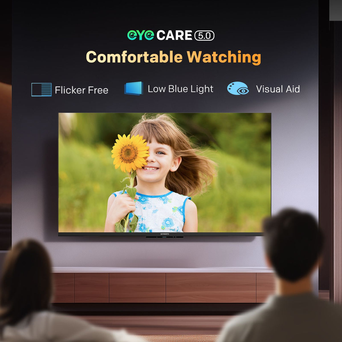 SKYWORTH 85Q6600H 85-Inch QLED+ 4K Google TV – product view 7