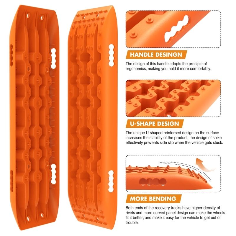 X-BULL 10T Recovery Tracks 2-Pack | Sand, Snow & Mud – product view 2