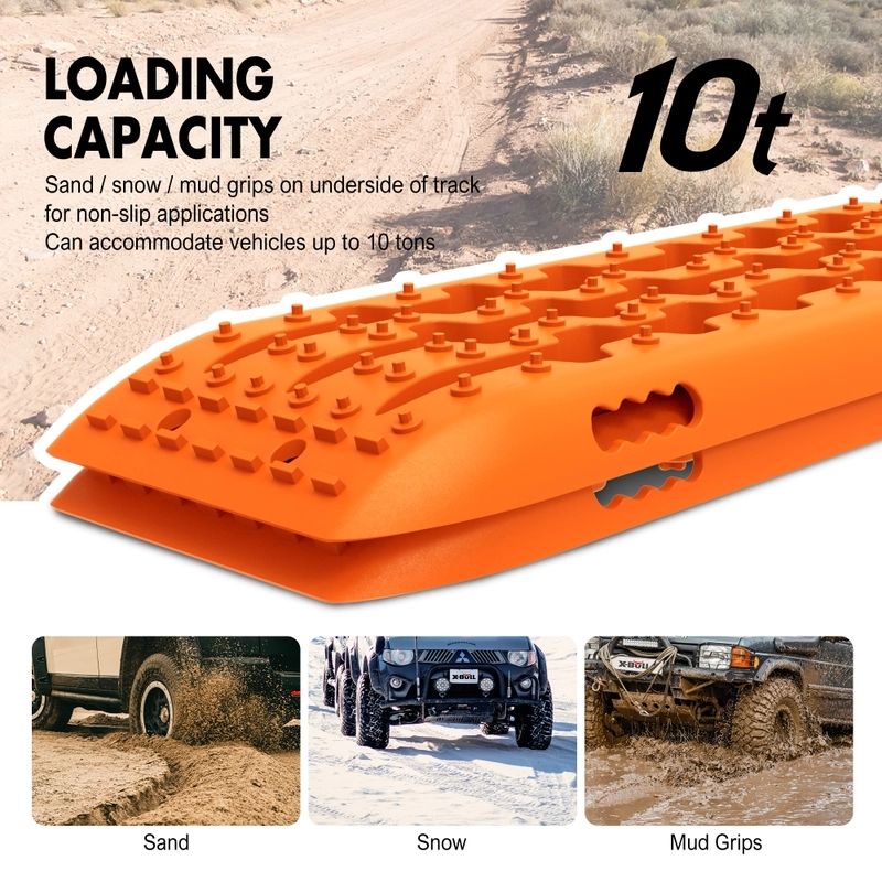 X-BULL 10T Recovery Tracks 2-Pack | Sand, Snow & Mud – product view 4