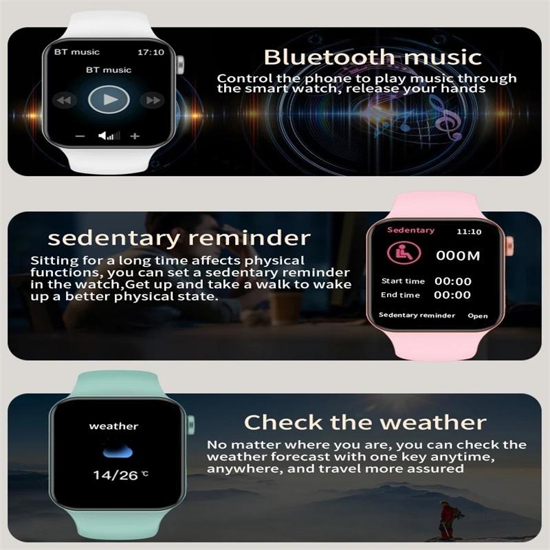 Waterproof Smart Watch With Colour Screen - Ip67