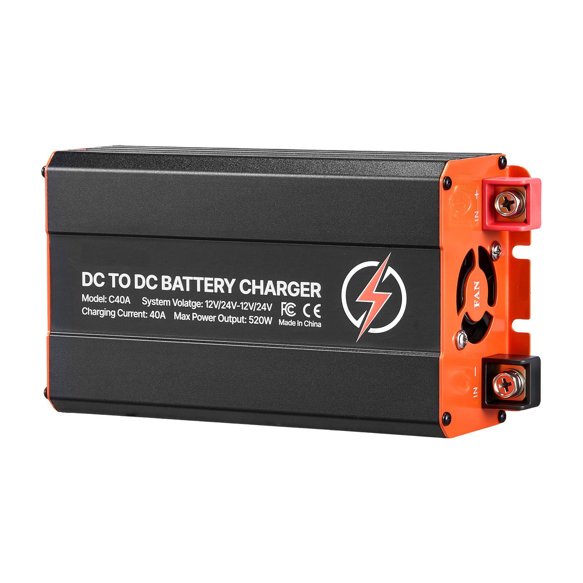 VEVOR 40A 520W DC-DC Battery Charger 12V/24V | RV & 4WD – product view 11