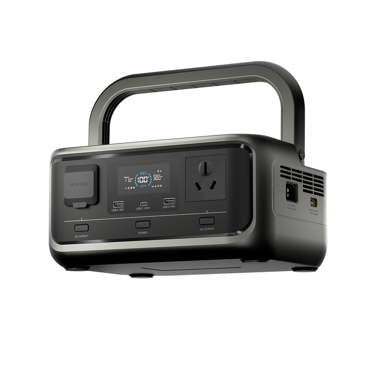 ALLPOWERS VOLIX P300 ports including 100W USB-C and USB-A outputs