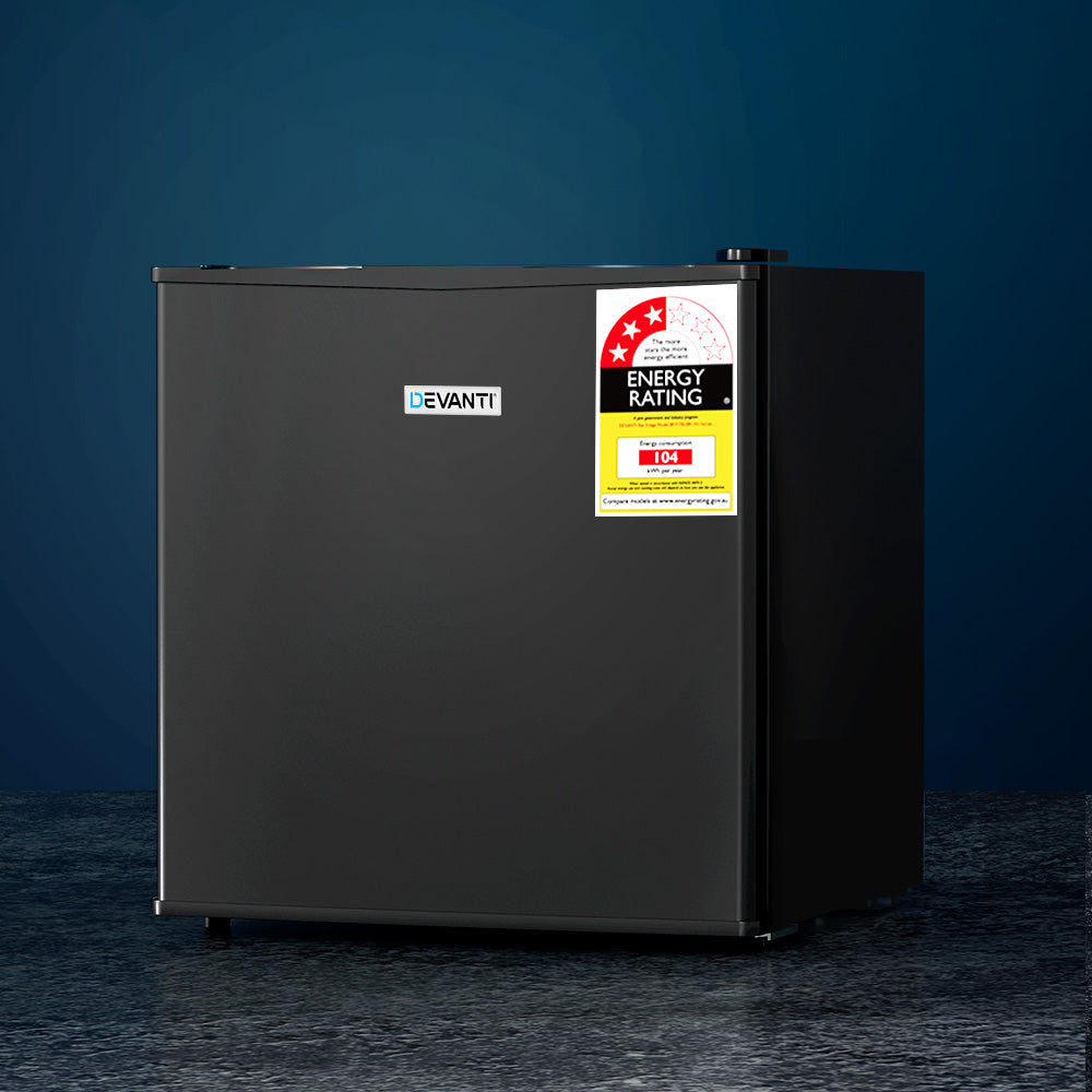 Devanti 48L Bar Fridge Black - product photo