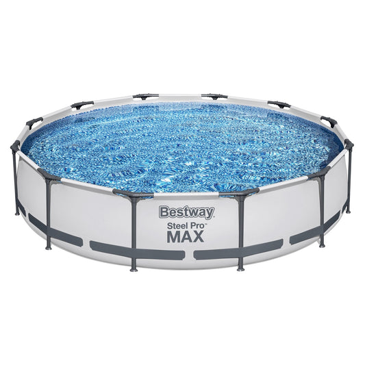 Bestway Steel Pro 3.66m x 76cm Pool with Filter Pump – White