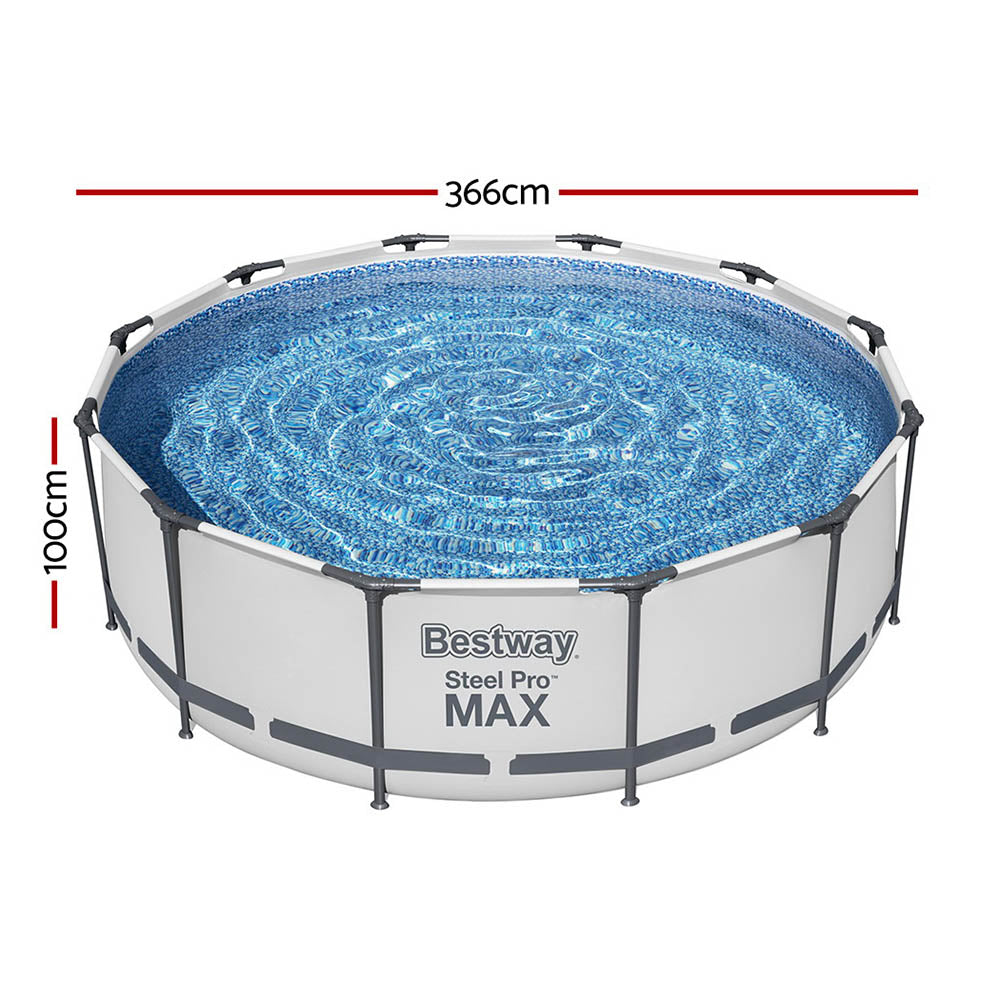 Bestway Steel Pro 3.66m x 1.00m Pool with Filter Pump 9,150L – product image 2