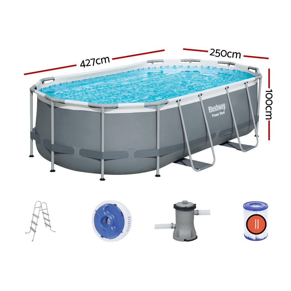 Bestway Power Steel 4.27m x 2.50m Pool Set 7,250L – product image 2