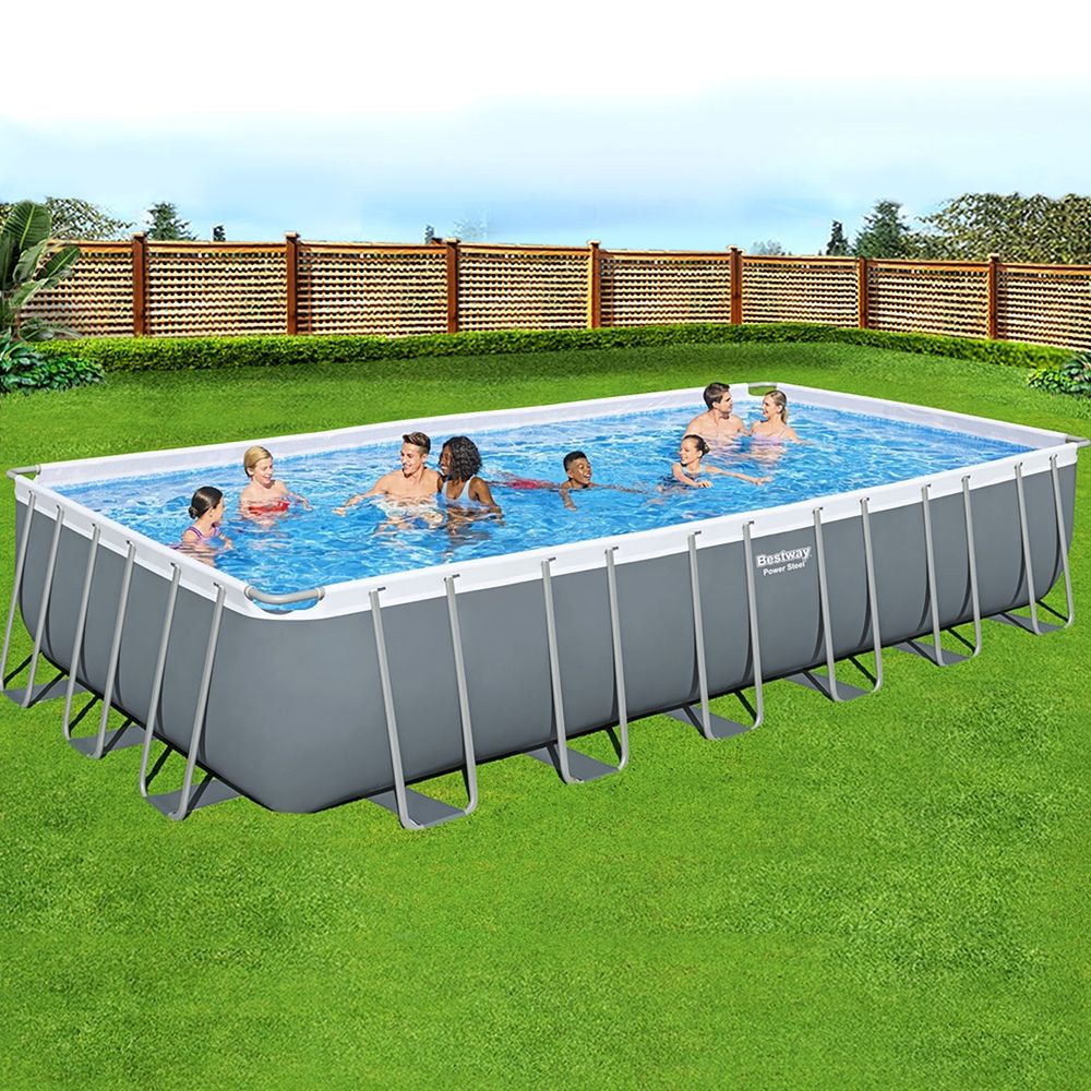 Bestway Power Steel 7.32m Pool Set with Sand Filter, Ladder & Cover – product image 7