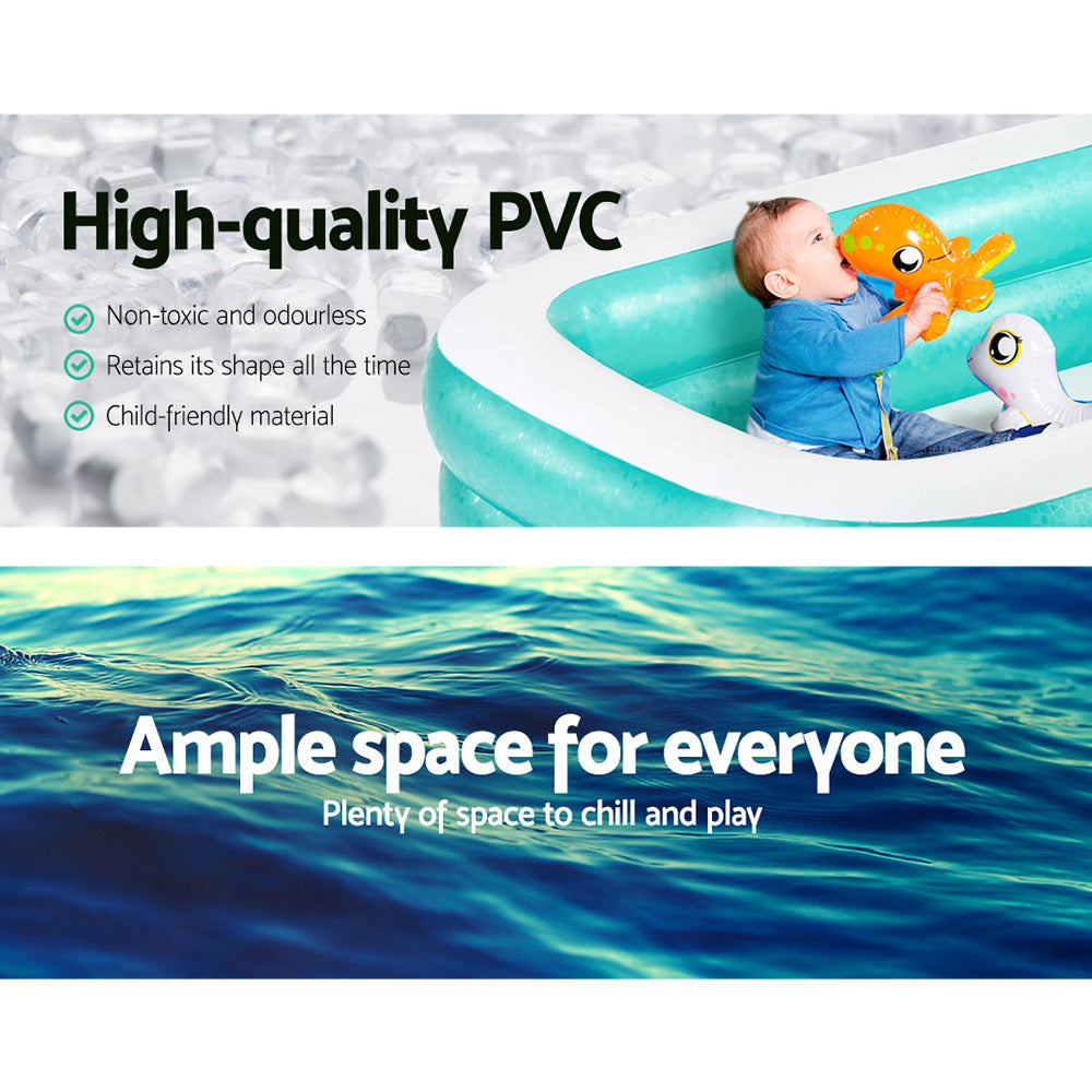 Bestway 2.00m Rectangular Inflatable Family Pool 450L – product image 5