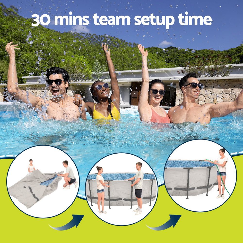 Bestway Steel Pro MAX 3.66m Pool Set with Pump, Ladder & Cover – product image 6