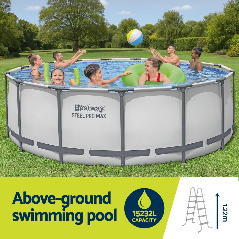 Bestway Steel Pro MAX 4.27m Pool Set with Pump, Ladder & Cover – product image 4