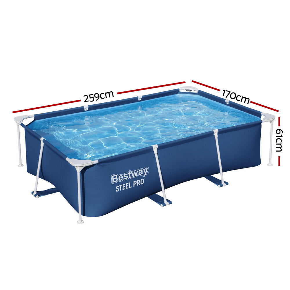 Bestway Steel Pro 2.59m x 1.70m Above-Ground Pool 2,300L – product image 2