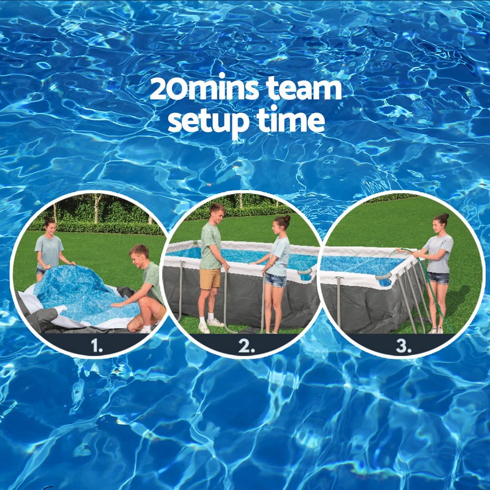 Bestway Power Steel 2.82m x 1.96m Pool with Filter Pump 3,662L – product image 6