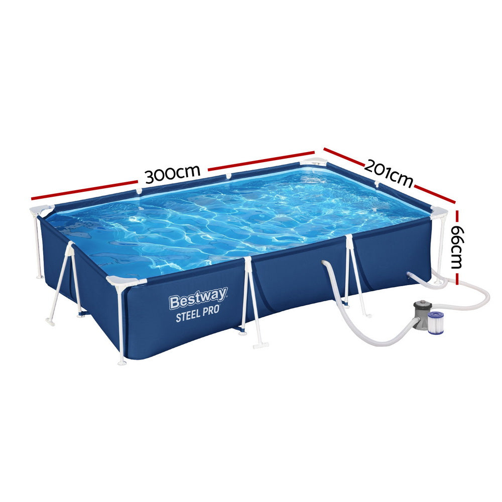 Bestway Steel Pro 3.00m x 2.01m Pool with Filter Pump 3,300L – product image 2