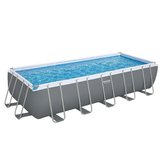 Bestway Power Steel 6.40m Pool Set with Sand Filter, Ladder & Cover