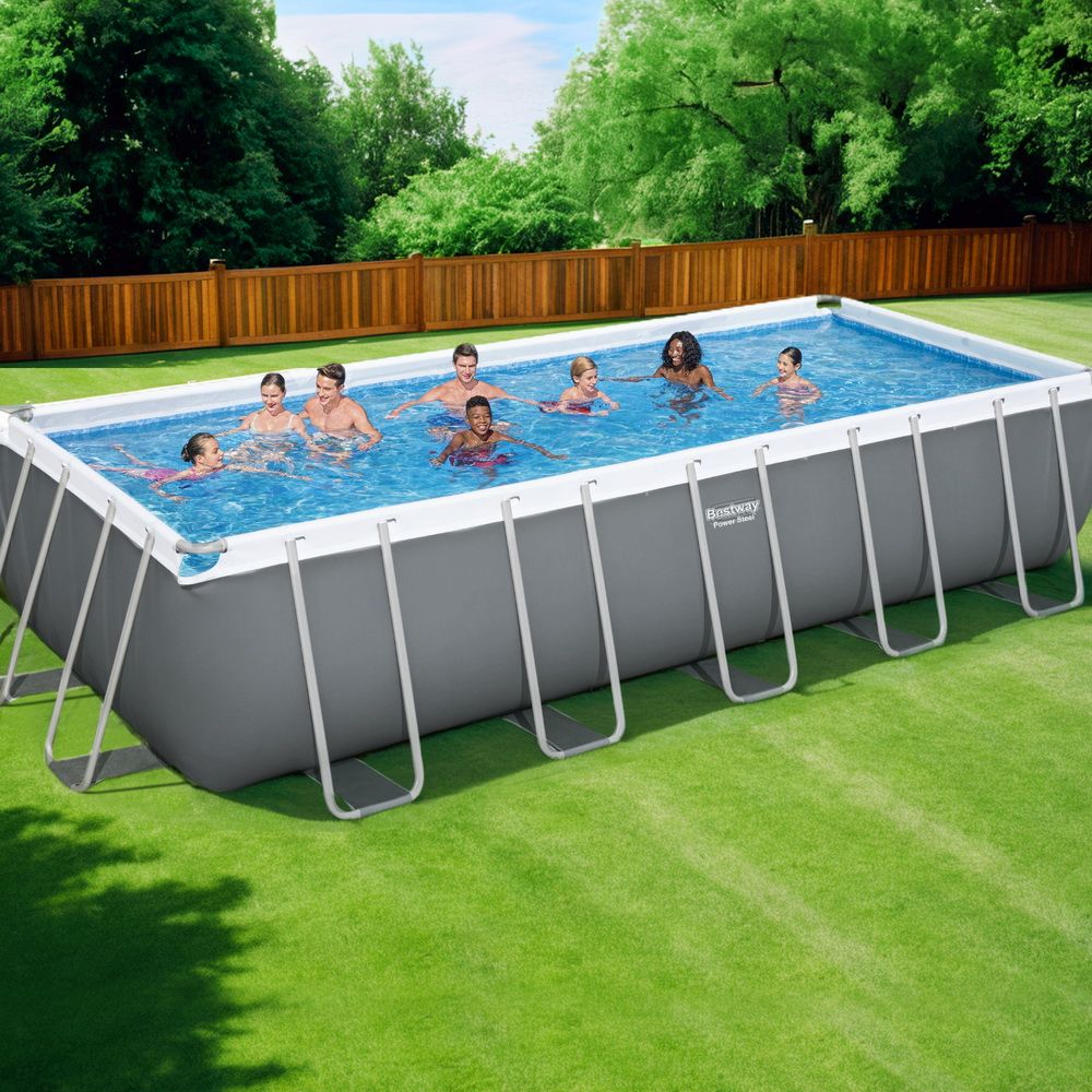 Bestway Power Steel 6.40m Pool Set with Sand Filter, Ladder & Cover – product image 7