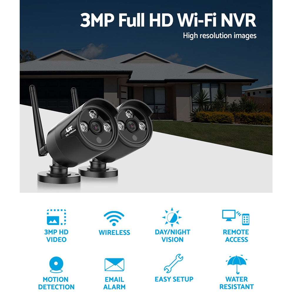 UL-tech Wireless CCTV 3MP 2 Cameras Bullet - additional product photo