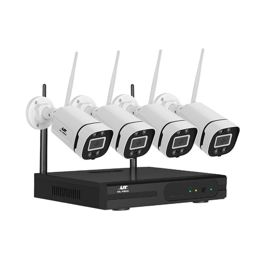 UL-tech Wireless CCTV Security System 8CH NVR 3MP 4 Square Cameras - product photo