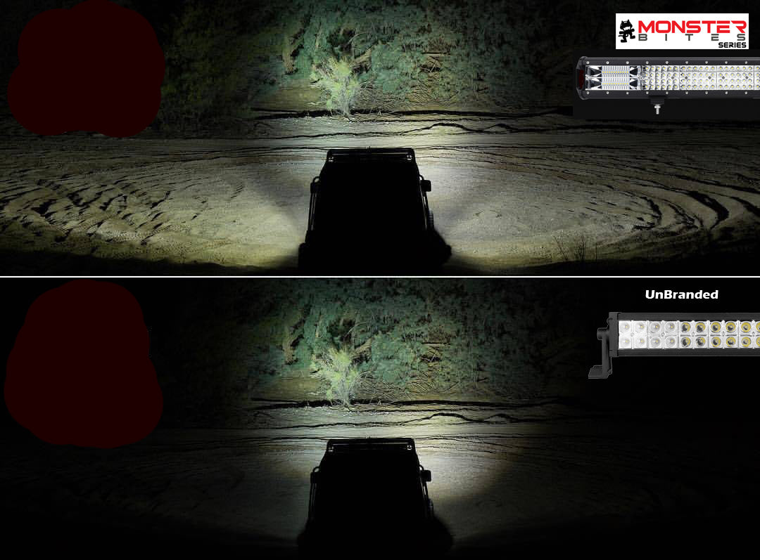 28-Inch Philips LED Light Bar Quad Row Combo Beam | 4WD – product view 5